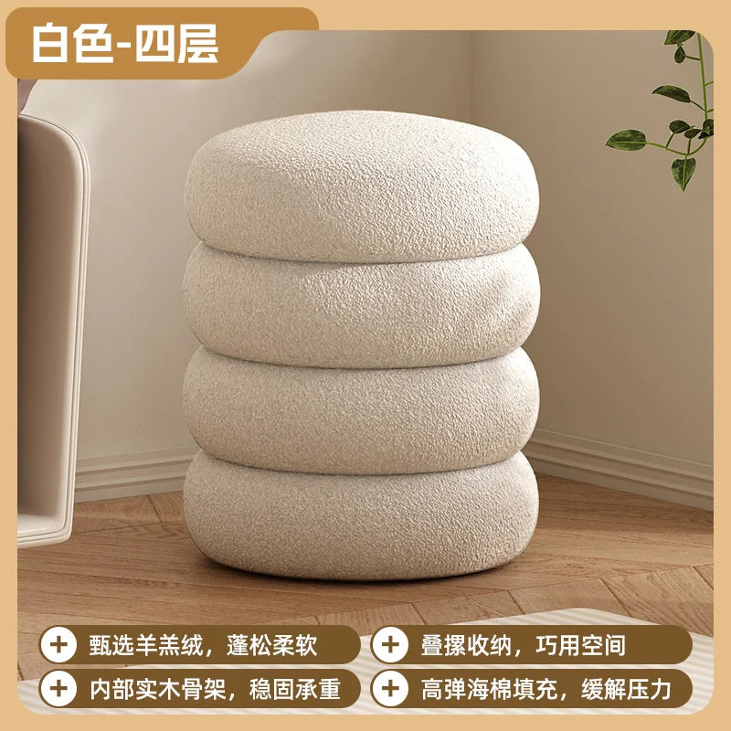 Girls Small Vanity Stools Table Side Makeup Household Luxury Bedroom Dress White Modern Sillones Modernos Living Room Furniture