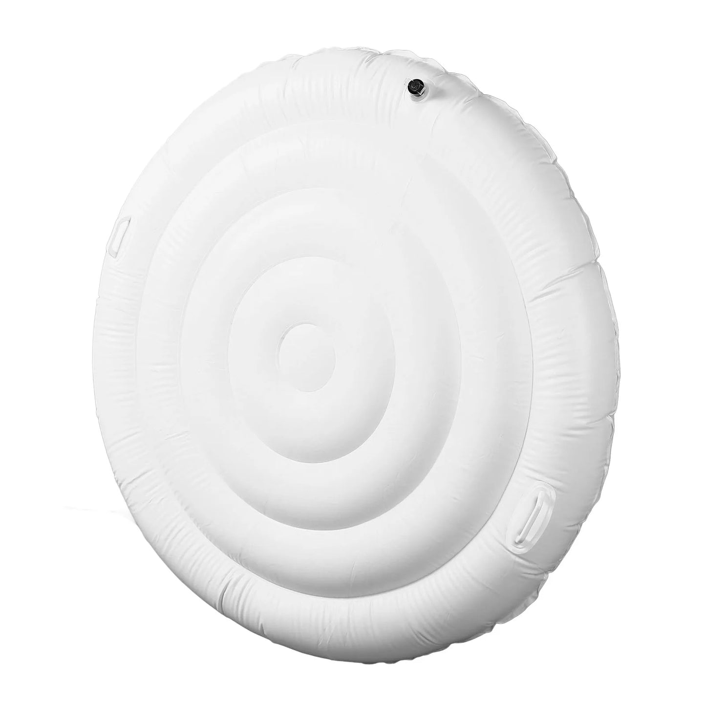 4.5 Ft Inflatable Hot Tub Cover Foldable Energy Saving Lid for Round Outdoor Inflatable Hot Tubs