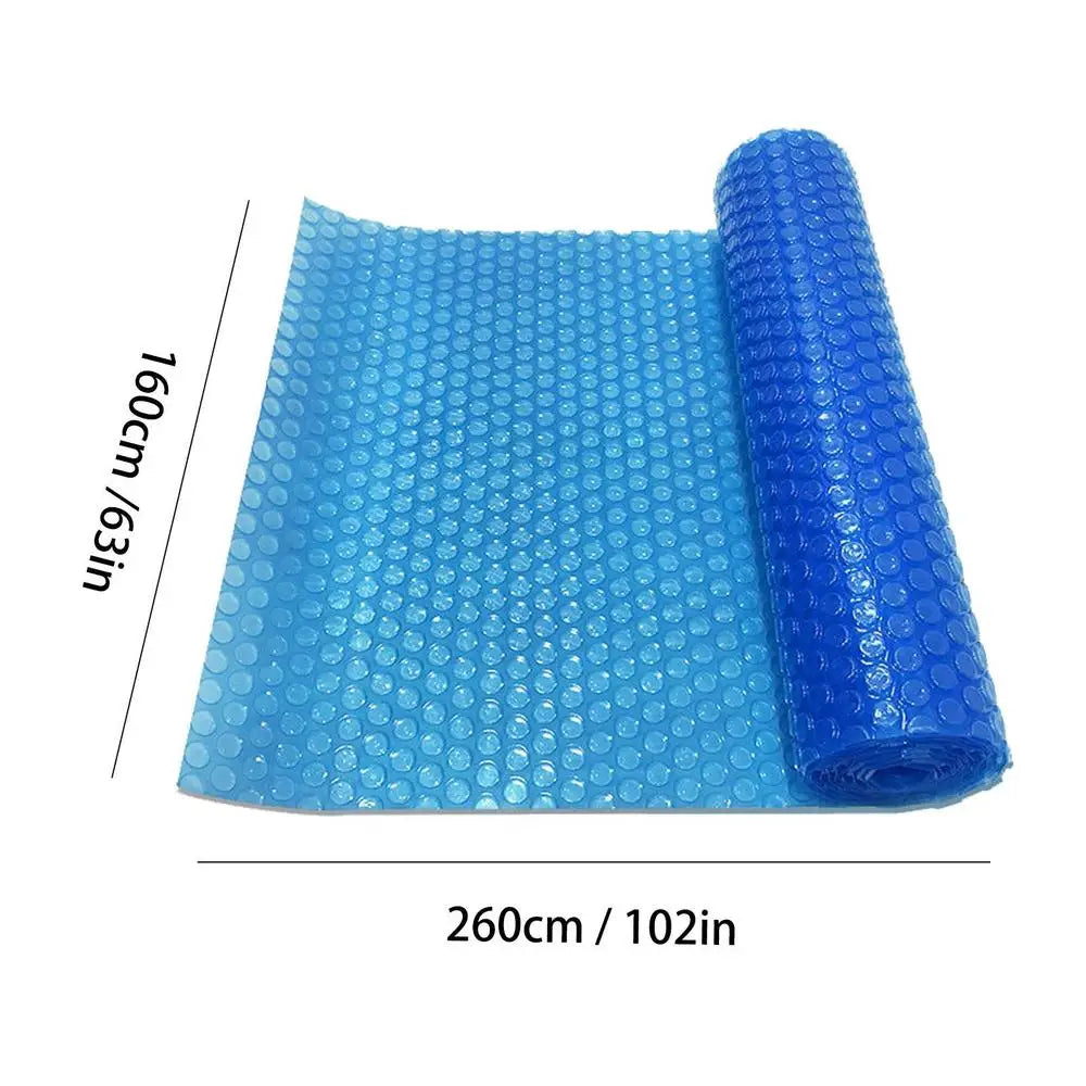 Rectangular Pool Cover Retaining Solar Swimming Pool Insulation Film Blue Solar Foil Pool Heating Solar High-quality Tarpaulin