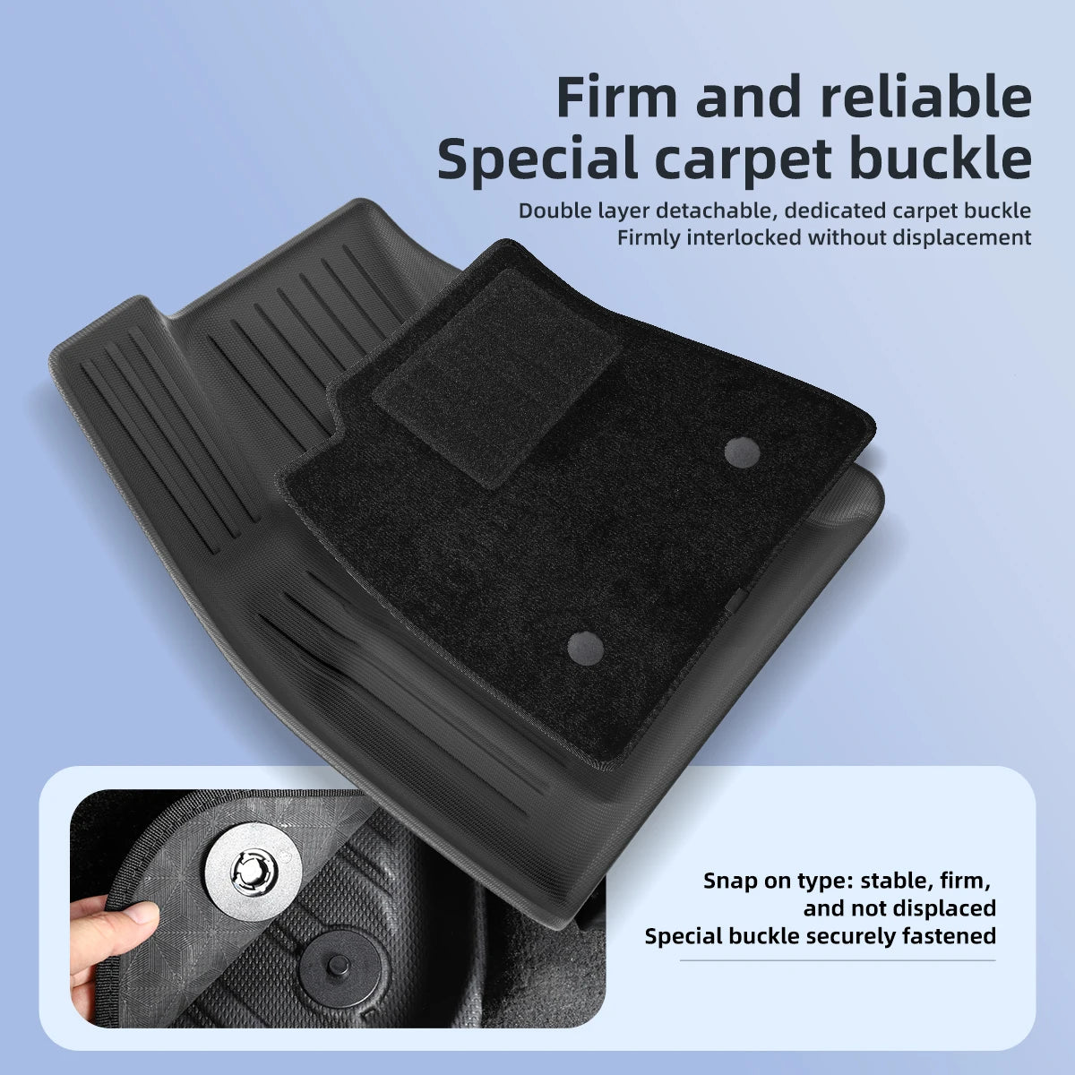 For Tesla Model 3 Highland Floor Mats 2024 Car Accessories TPE Waterproof Foot Pad Front Rear Trunk Mat Rear Seat Backrest Pad