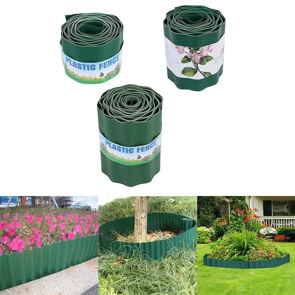 Versatile Lawn Edging Border Fence For Garden Grass Flower Beds Waterproof Recommended For Ground Level Installation