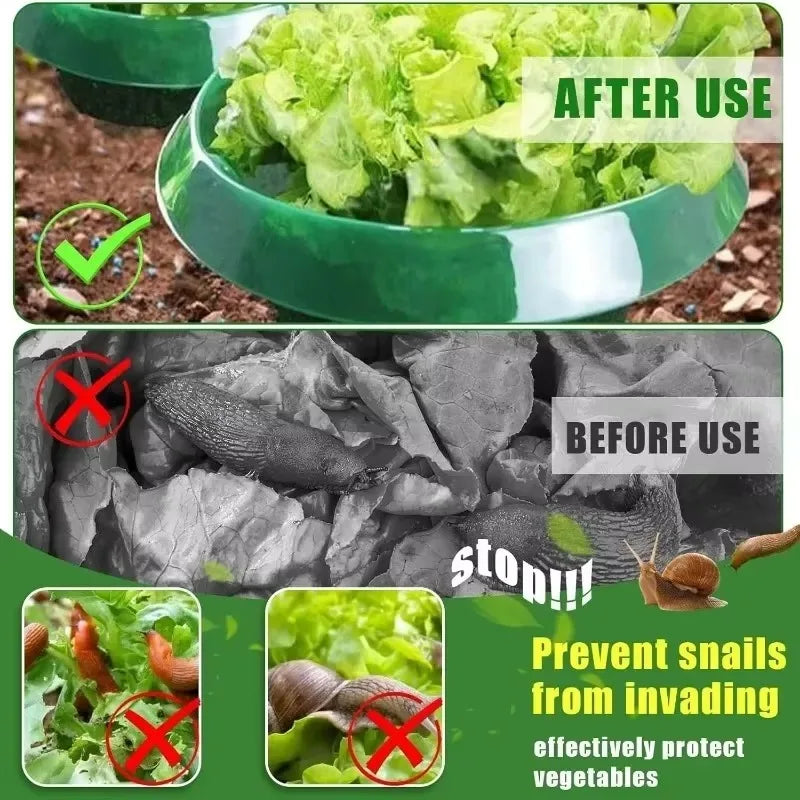 10x Plant Garden Protective Cover Snail Collar Slug Flower Pot Guard Protectors Reusable Agricultural Plant Guard From Insects