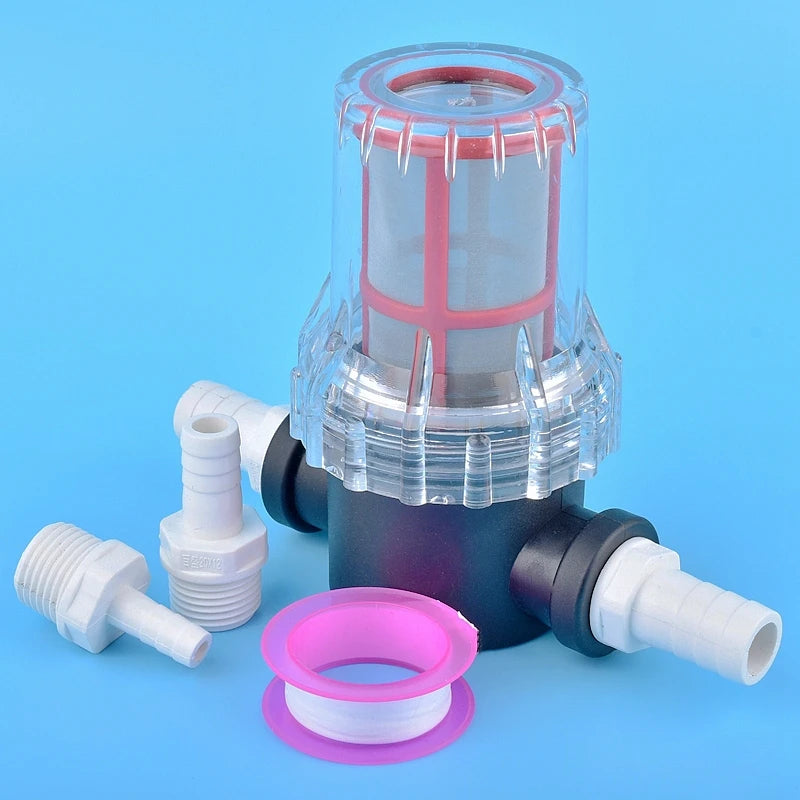 1/2" To 8~16mm Hose Filter Garden Agricultural Irrigation Domestic Water Bathroom Kitchen Impurity Strainer 10Mesh To 200 Mesh