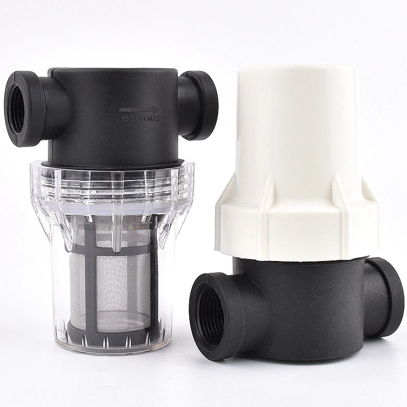 1/2" 3/4" 1" Garden Watering Hose Filter Agricultural Irrigation Strainer Aquarium Fish Tank Water Pump Pipe Impurity Filtration