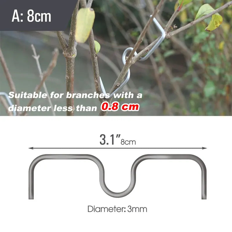 30/50Pcs 4 Size Reusable Branch Limb Spreader Garden Yard Trees Branches Fixator Strong Fruit Tree Support Holder Vine Trainers