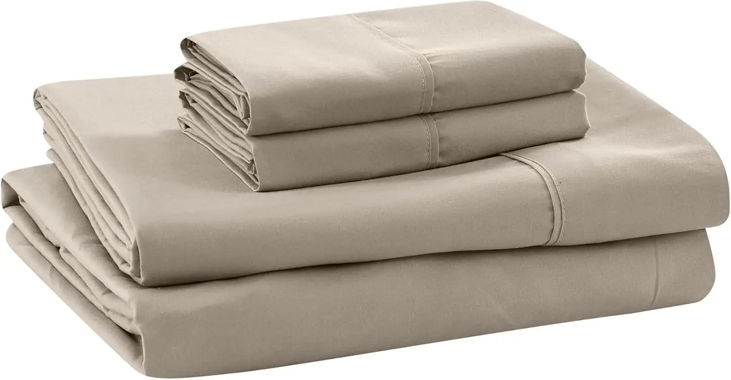4-Piece Bedding Sheets & Pillowcase Set, Printed Extra Soft Deep Pocket Up To 16 Inch Mattress Forever Roses, Bedding Set