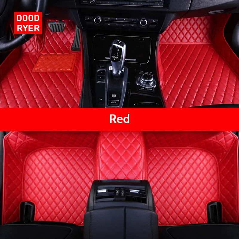 DOODRYER Custom Car Floor Mats For Tesla Model X Auto Carpets Foot Coche Accessorie