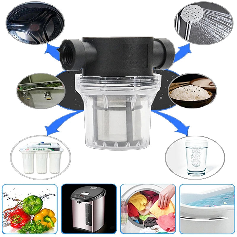 1Pc Garden Watering Filter 10 Mesh-200 Mesh Filtration Screen Domestic Kitchen Purification Filter Impurities In Water