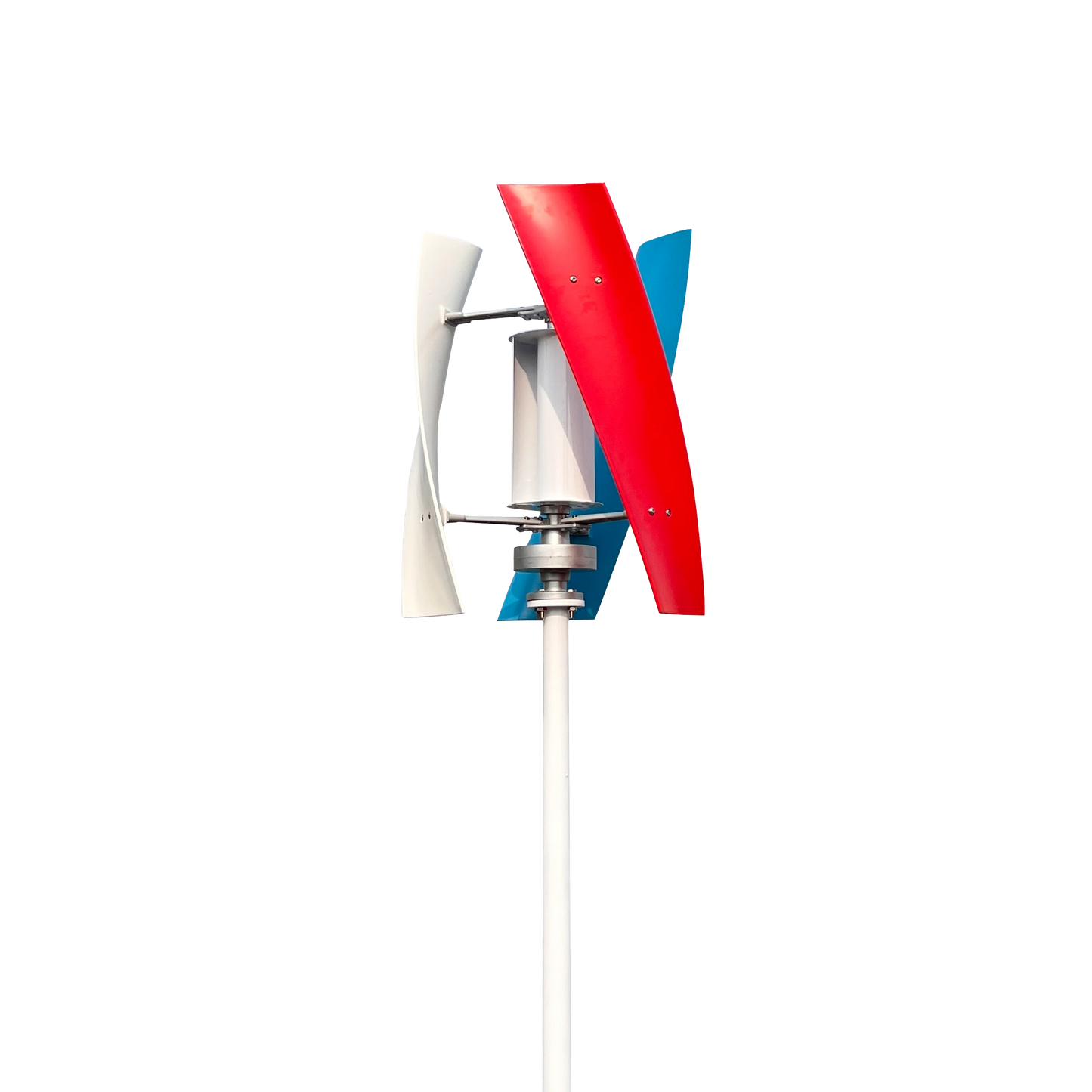 For Homeuse Vertical Axis Wind Power Turbine Generator 2KW 12V 24V 48V Low Noise Upright Windmill for Farm Seashore Boat