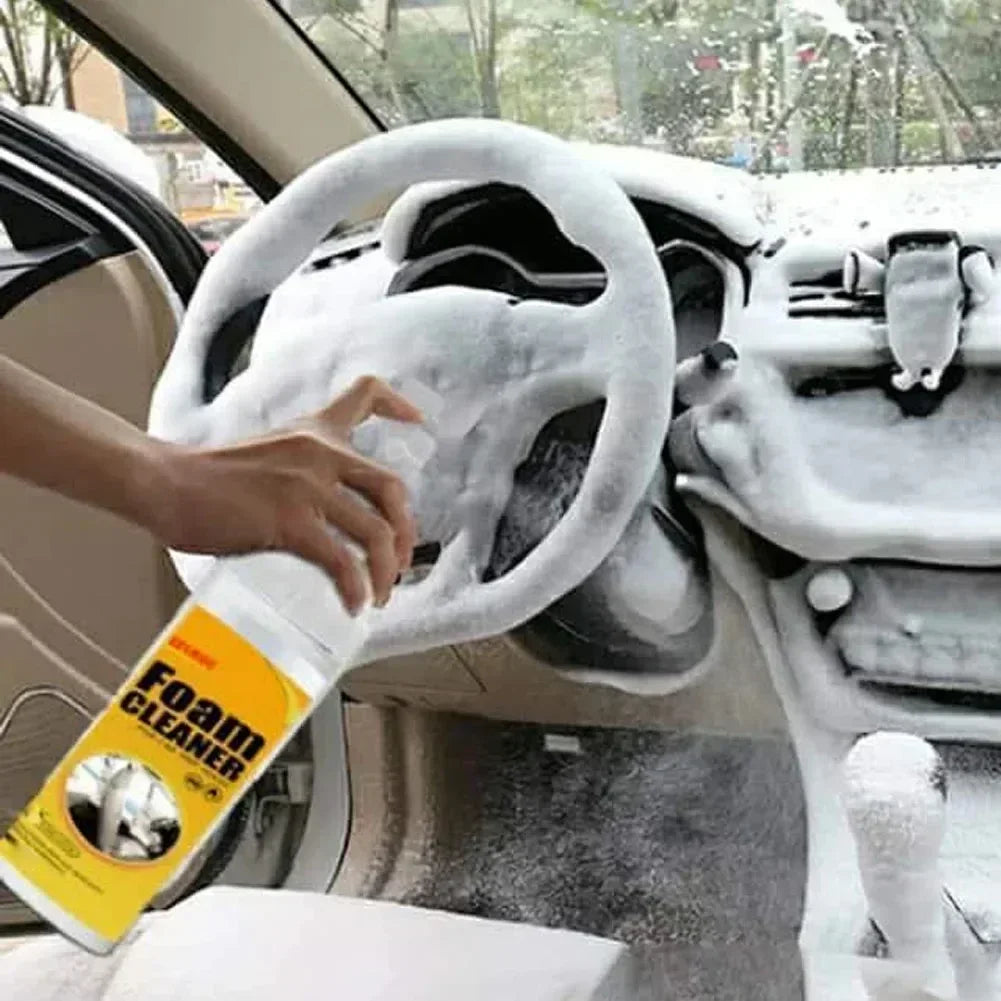 Multi-Purpose Foam Cleaner Spray | Automotive & Home Interior Cleaning Agent
