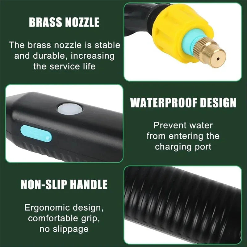 8L/5L Electric Sprayer Garden Automatic Atomization USB Rechargeable Sprayer Bottle Sprinkler Watering Can Garden Irrigation