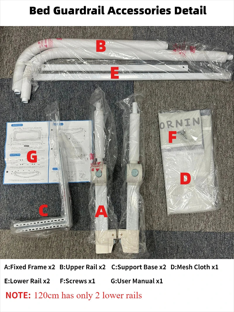 Portable Baby Bed Rail Guard