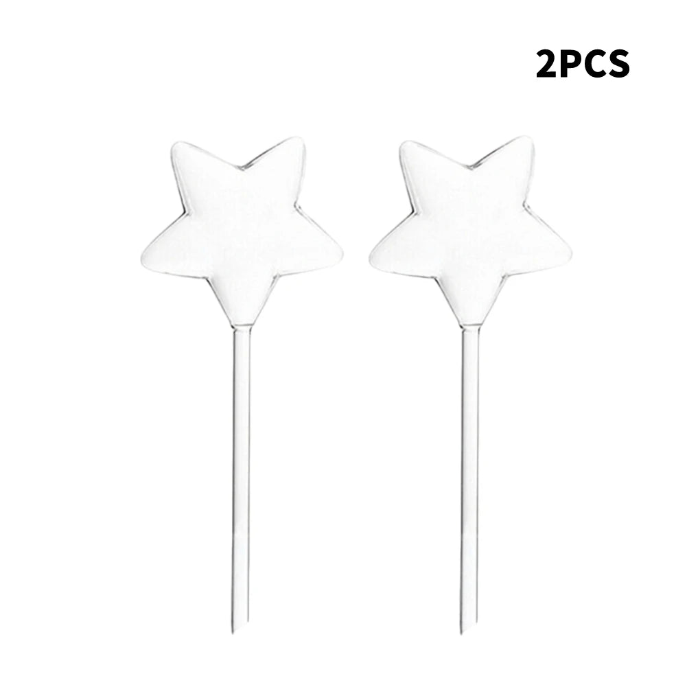 1-12PCS Automatic Plant Watering Bulb PVC Bird Shaped Transparent Self Watering Bulbs Home Garden Plant Dropper Drip Irrigation