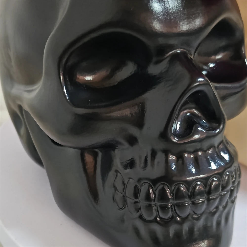 Skull Planter Vase Gothic Skull Flower Pot Goth Plant Pots Succulent Planters For Home Decor Halloween Decoration Pen Holder