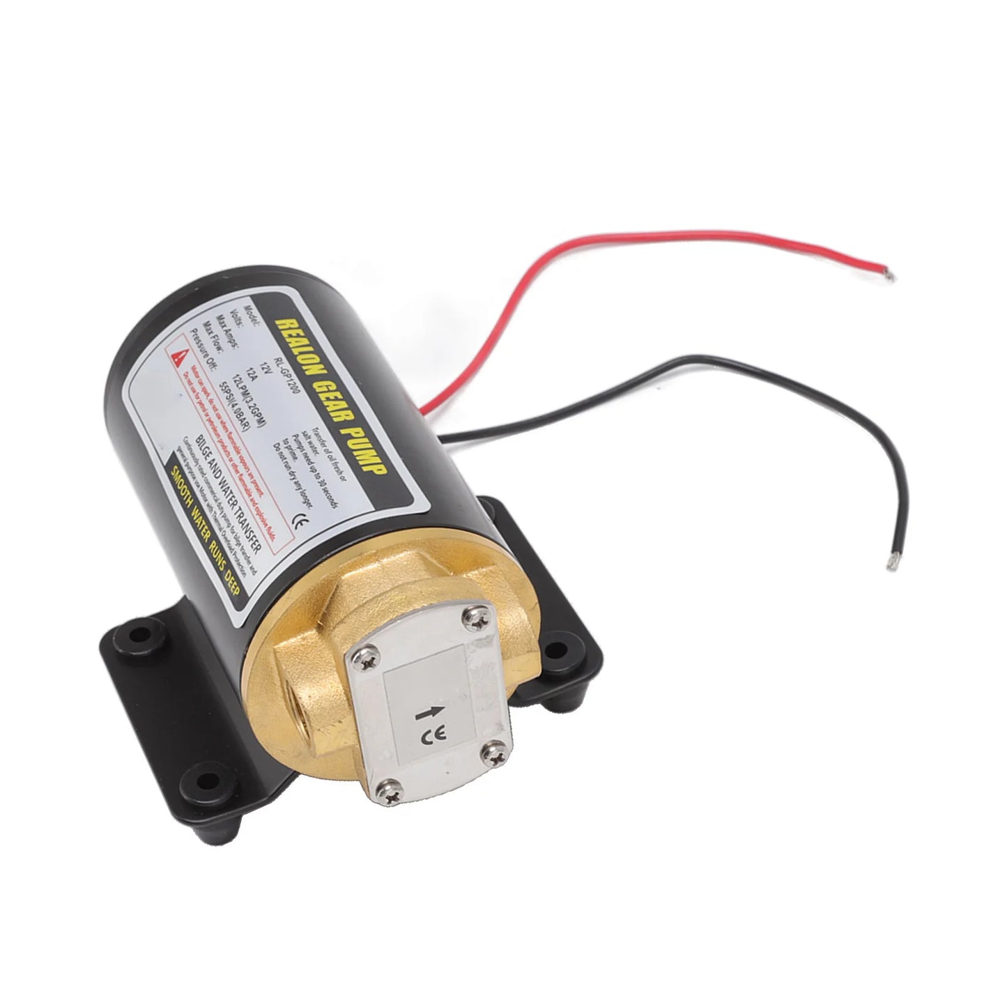 Diesel S Gear Pump Electric Gear Oil Pump Thermal  Motor Pump Oil Transfer Pump with Brass Connector for Diesel Engine