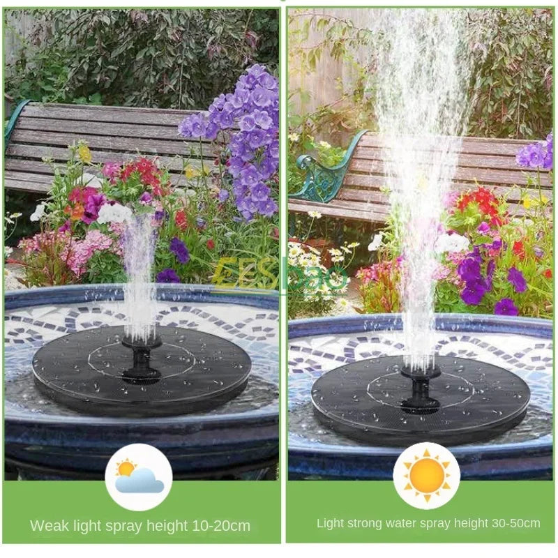 Outdoor Solar Fountain Swimming Pool Solar Fountain Pump Device Is A Must-have for Summer Suitable for Ponds and Gardens