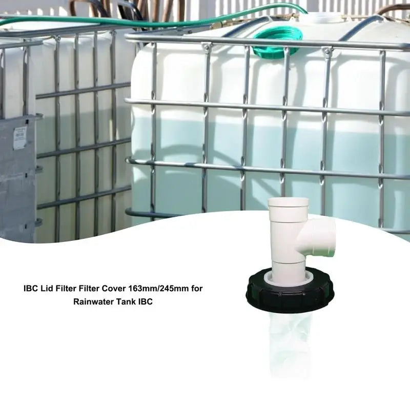 IBC Ton Barrel Cover Cap With Filter Outdoor IBC Ton Barrel Cover Durable Plastic Cover With Vent Hole Ton Barrel Filter Cover