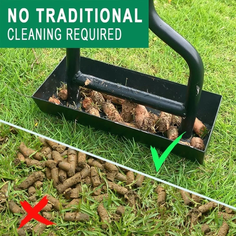 Durable Iron 3-Prong Soil Cultivator, Perfect Gardening Aid Tool for Home Lawn Maintenance and Landscaping Projects