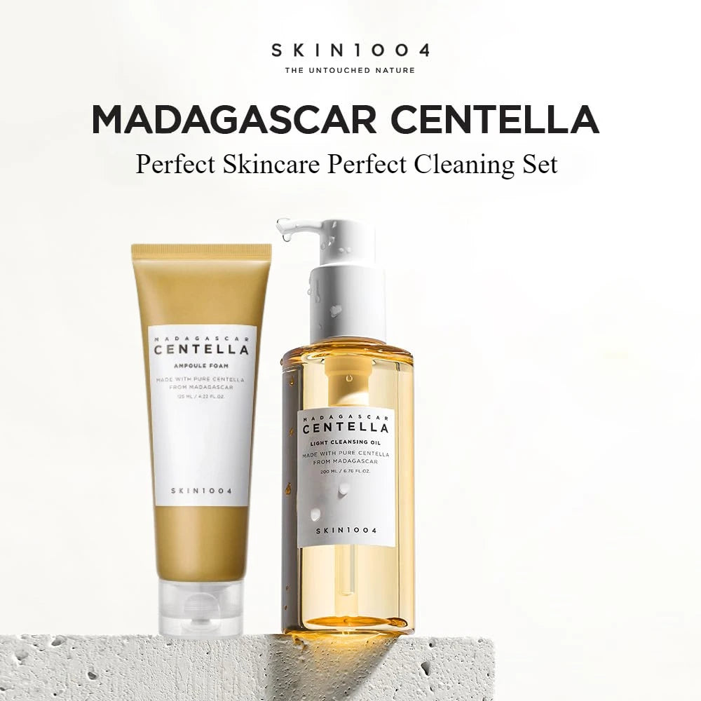 Korean Centella Skincare Set: Pore Control & Gentle Cleansing Kit | AlluCanFind