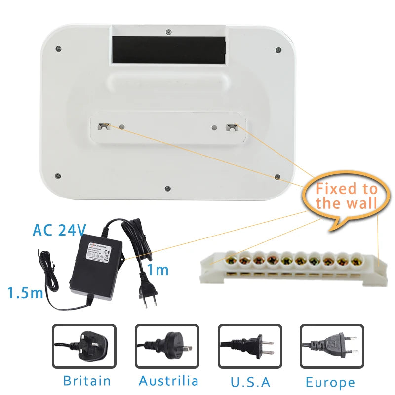 8 Station WiFi Indoor Smart  Sprinkler Controller and solenoid valve Irrigation System Remote Control by Phone Works with Alexa