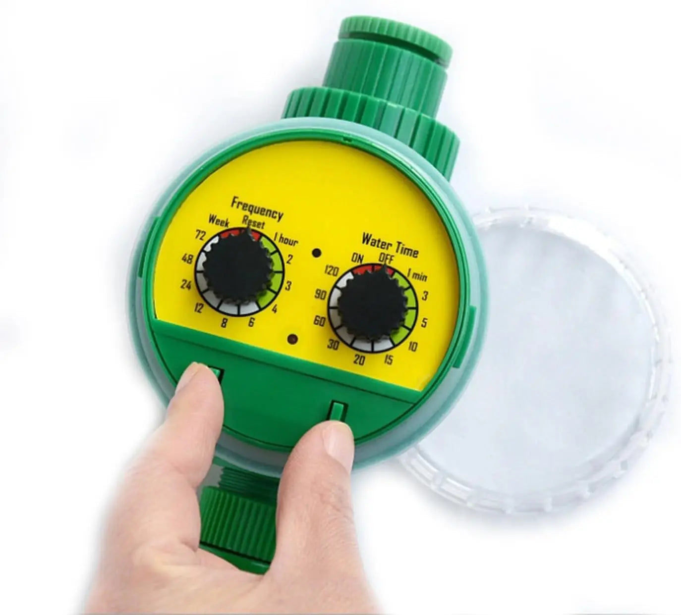 Green Outdoor Plastic Garden Electronic Automatic Watering Hose Irrigation Timer Faucet Water Hose