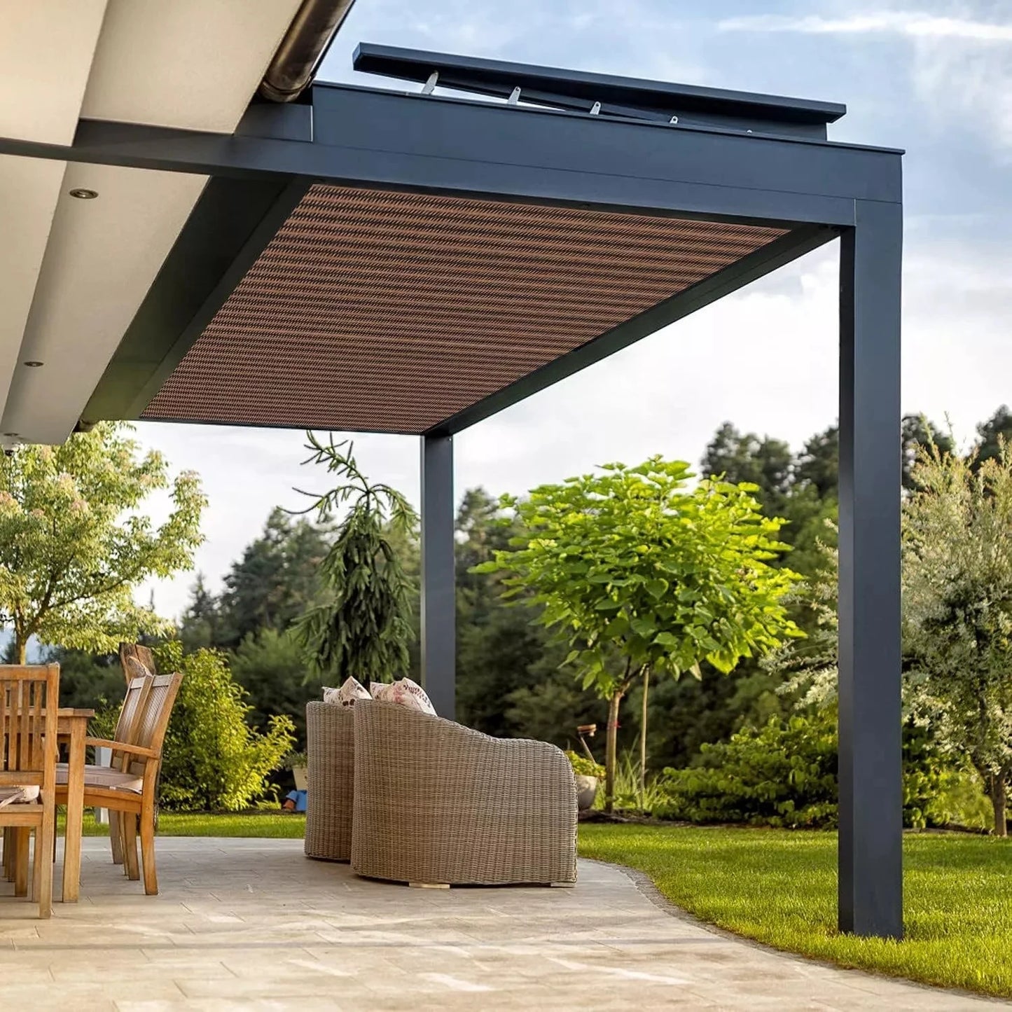 Shade Cloth 90% Sun Shade Fabric Privacy Screen Shade Cover with Grommets Patio Canopy Shade Net for Garden Outdoor Pergola