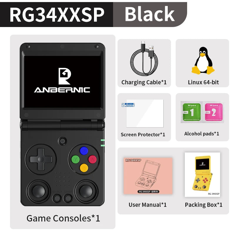 Flip Handheld Game Console