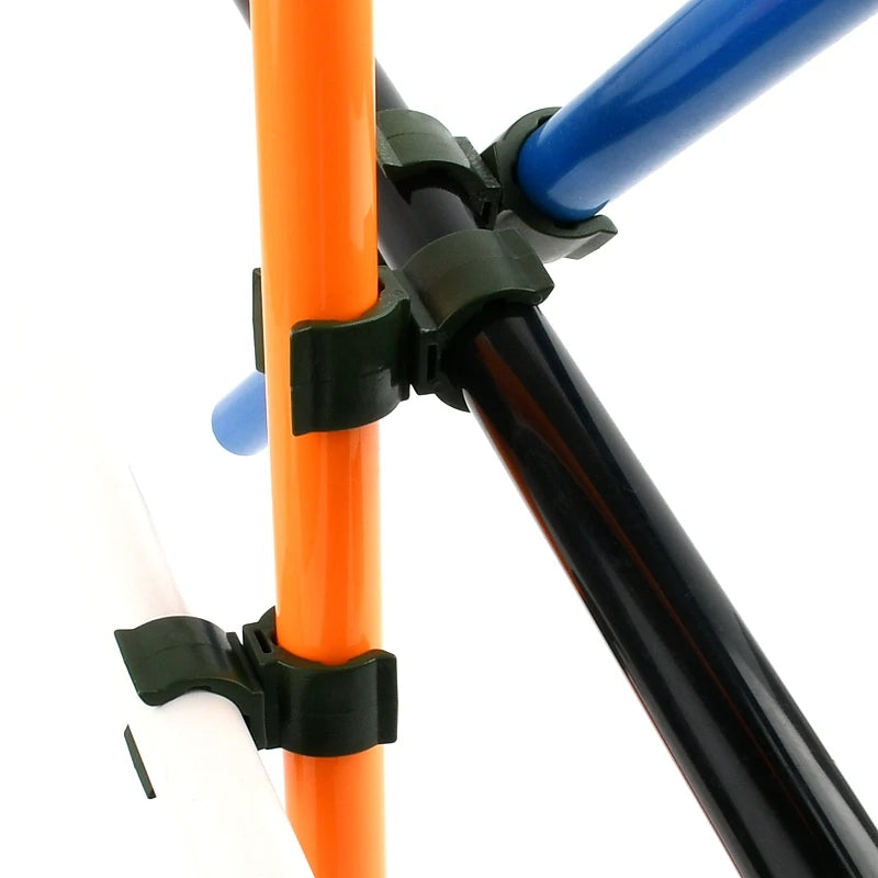 2-20PCS 8/11/16/20mm 360 Rotation Pipe Clamp Garden Irrigation Fittings Fixed U-type Clip Clamp Strap Aquarium Accessories