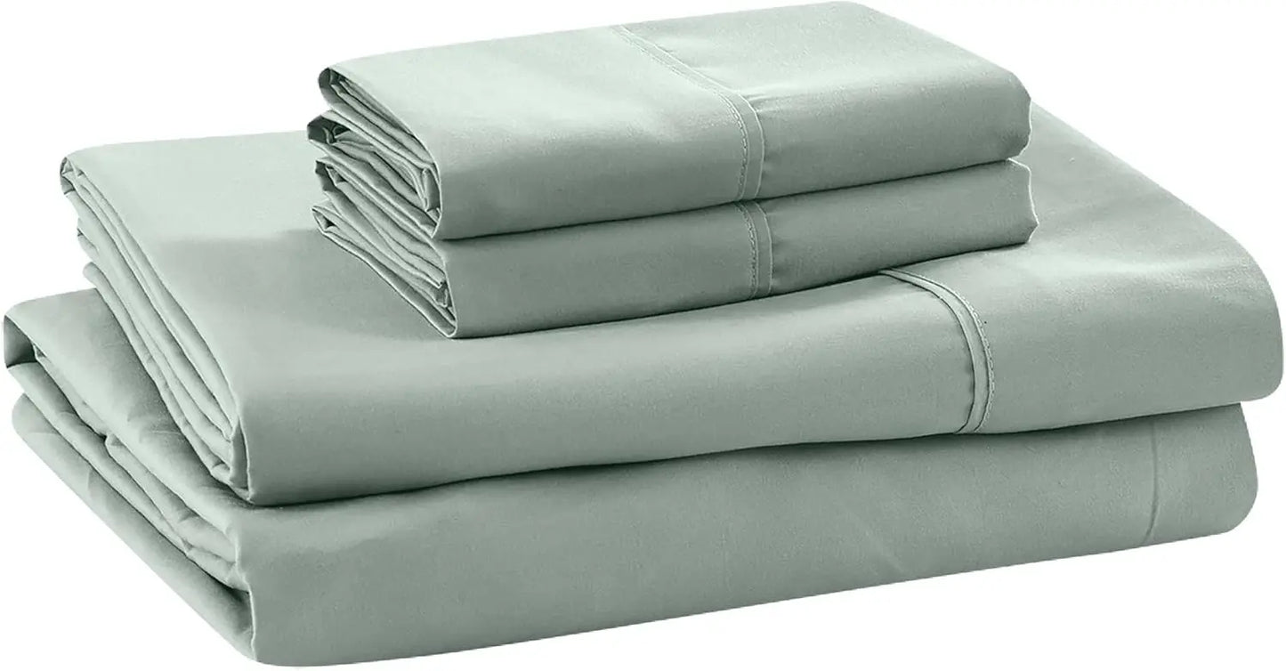 4-Piece Bedding Sheets & Pillowcase Set, Printed Extra Soft Deep Pocket Up To 16 Inch Mattress Forever Roses, Bedding Set
