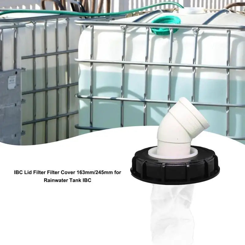 IBC Ton Barrel Cover Cap With Filter Outdoor IBC Ton Barrel Cover Durable Plastic Cover With Vent Hole Ton Barrel Filter Cover
