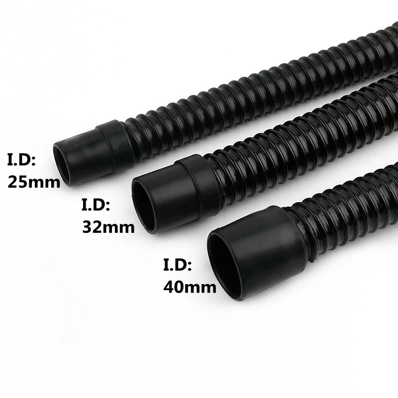 1PC 20/25/32/40/50mm I.D Plastic Aquarium Durable Corrugated Pipe Fish Tank Inlet Outlet Joint Hose Water Pump Supplies Pipe