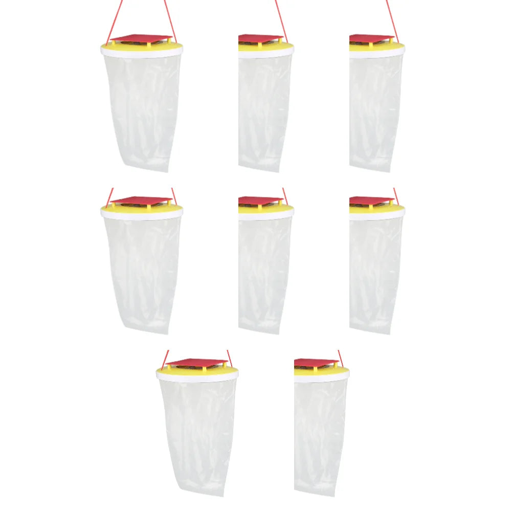 10-1PCS Fly Trap Hanging Fly Catcher Non-toxic Fly Lure Bag Pest Trap With Bait Insect Bug Killer Garden Hanging Flycatcher