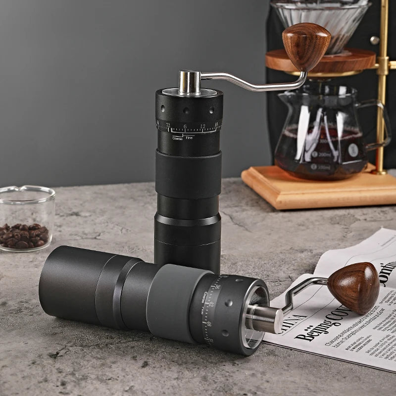 Hand Cranked Bean Grinder Seven Star Coffee Grinder Household 420 Stainless Steel Core Hand Cranked Coffee Grinder Hand Cranked
