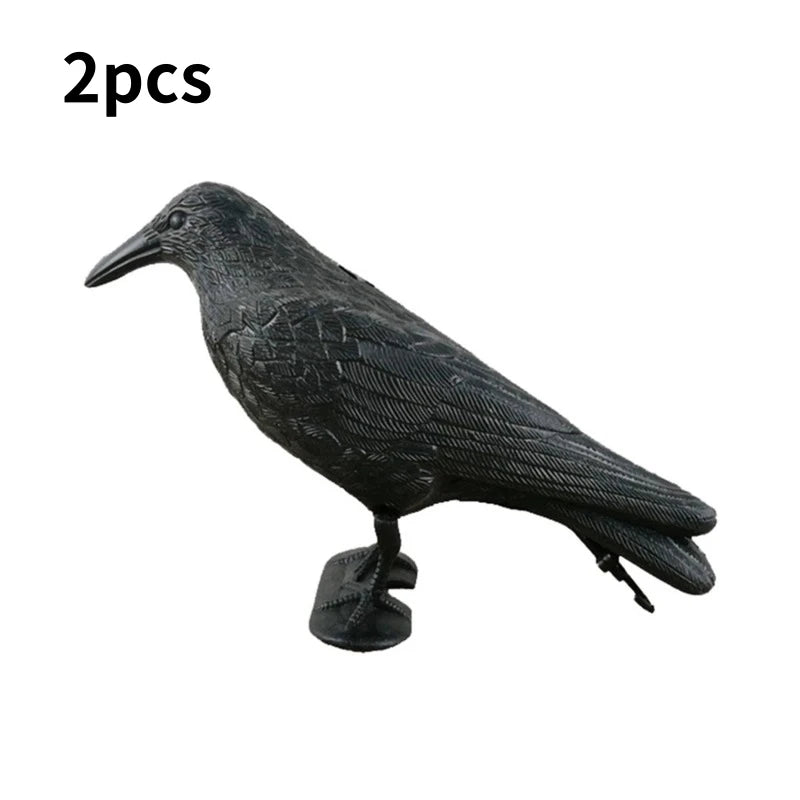 Crow Hunting Decoys Garden Bird Practical Deter Scarer Scarecrow Mice Pest Control Deterrent Repeller Decor For Bird Control