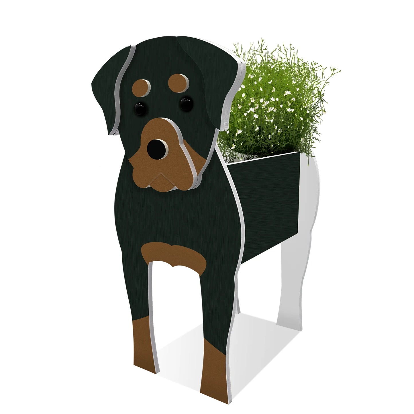 DIY Dog Planter Garden Flower Pot Pomeranian Husky Horse Sheep Elephant Bear Vase Pots Animal PVC FlowerPots Garden Home Decor