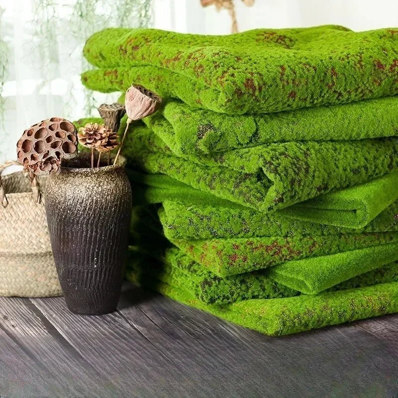 Artificial Turf Moss Wall Synthetic Grassland Fake Faux Grass Simulation Muscu Grass Decor Outdoor Decoration Garden Accessories