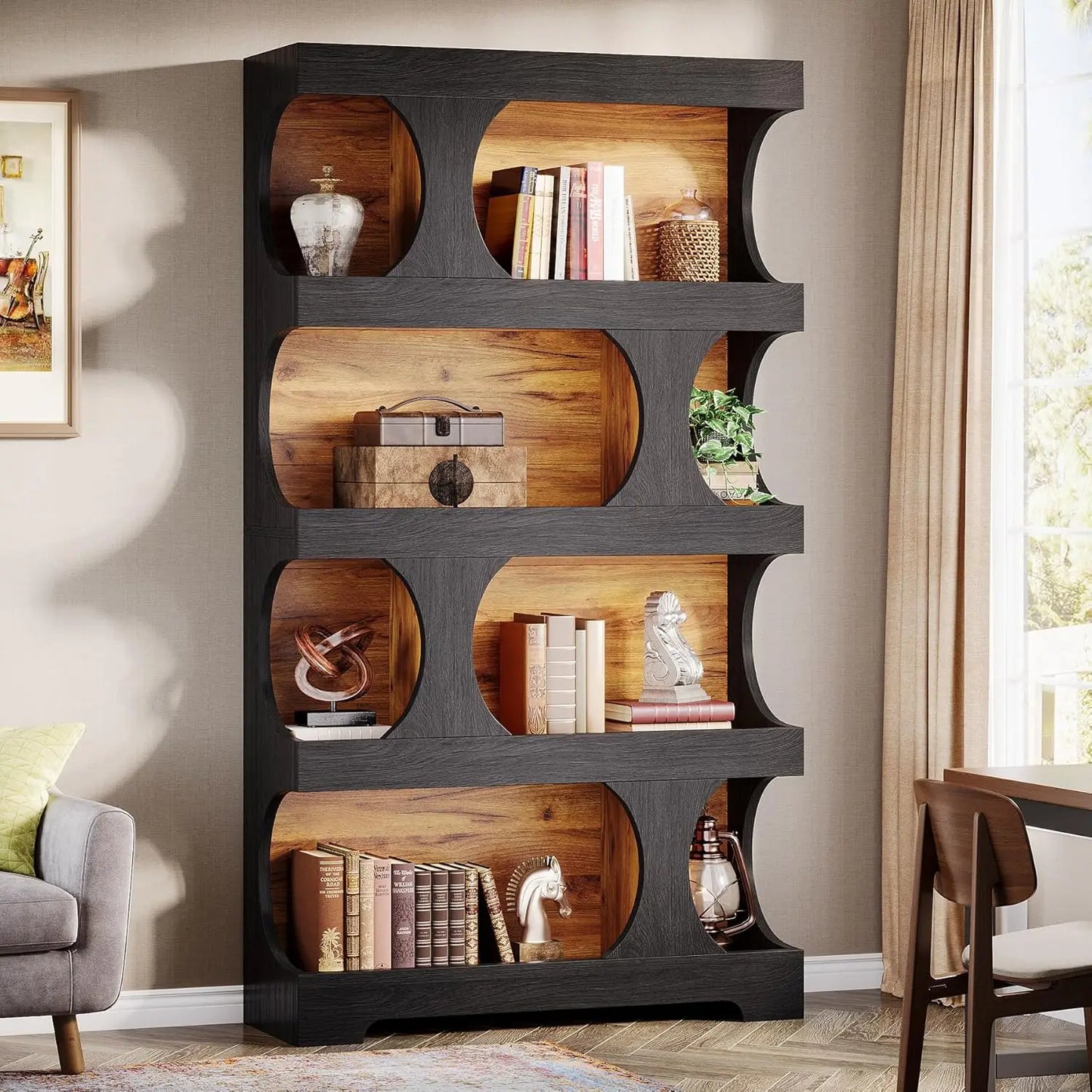 Classic Black Bookshelf