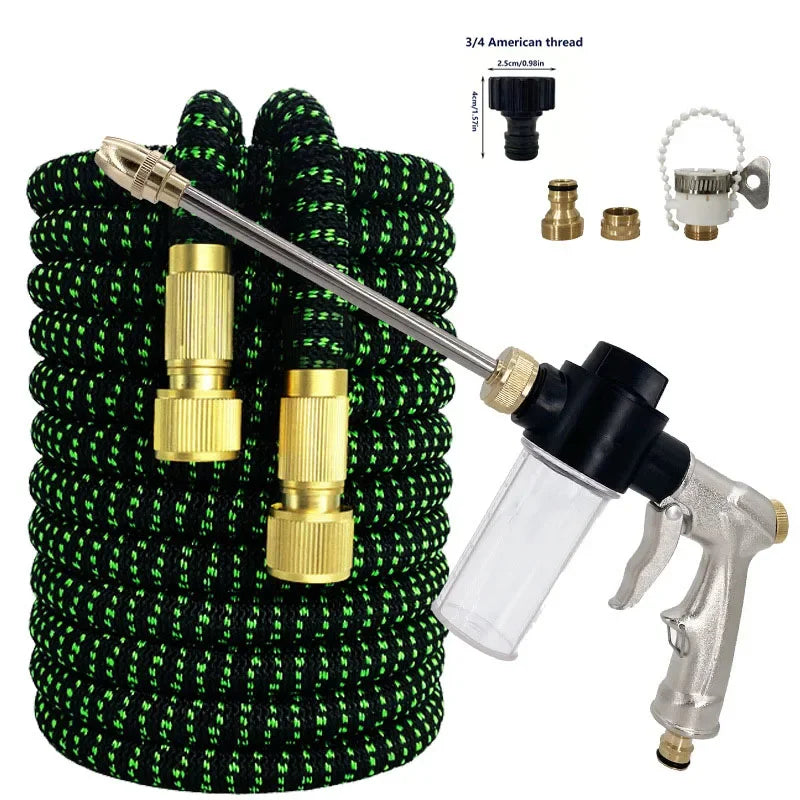 Flexible Garden Hose And Expandable Magic Spray Pipe, High-Pressure Garden Spray Gun, Garden Supplies