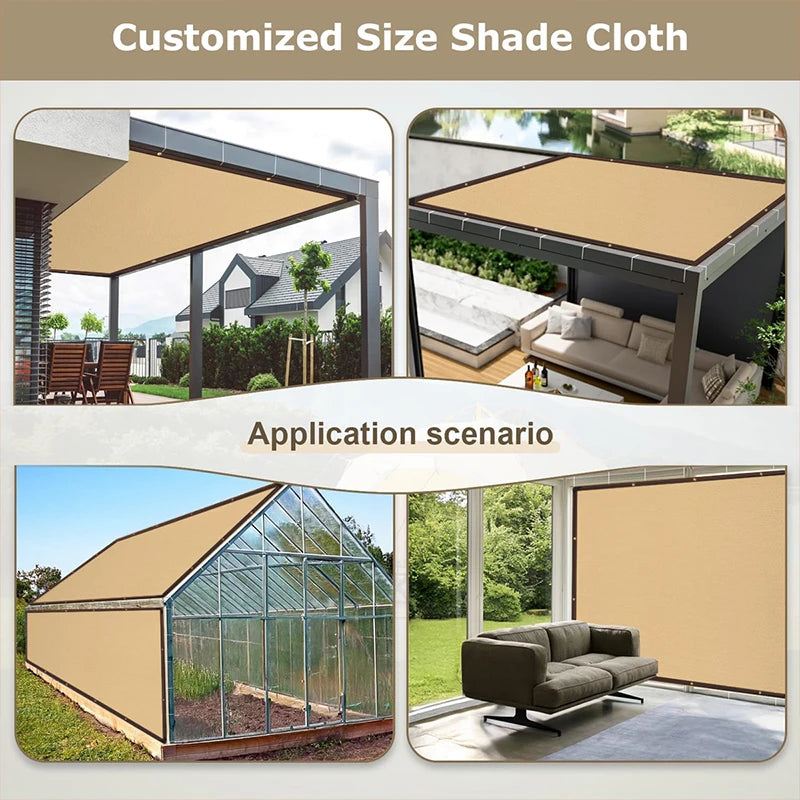 outdoor sun shade mesh Privacy fence garden gazebo camping tent Car swimming pool cover accessories Terrace decoration