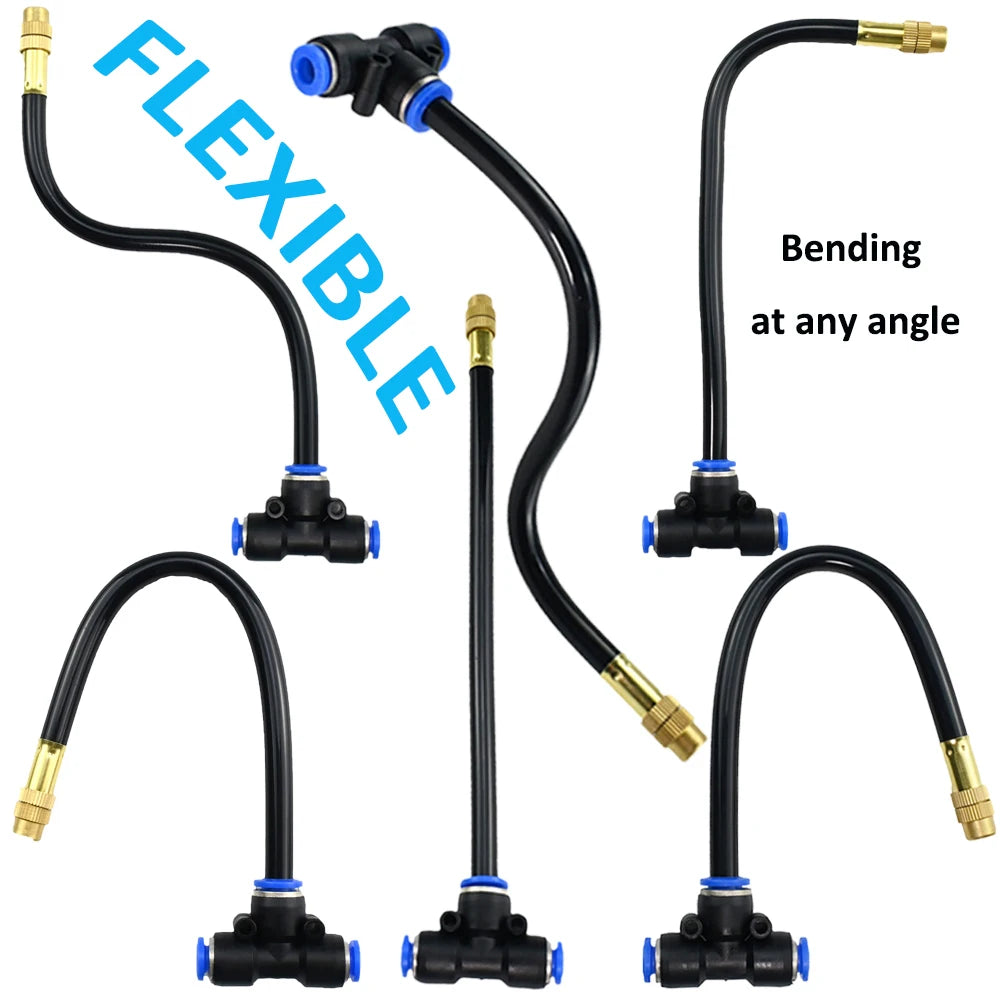 5-20M Universal Atomization Sprinkler Automatic Watering Kits 5M/10M with 20cm Rotating Copper Nozzle Balcony Rainforest Spray