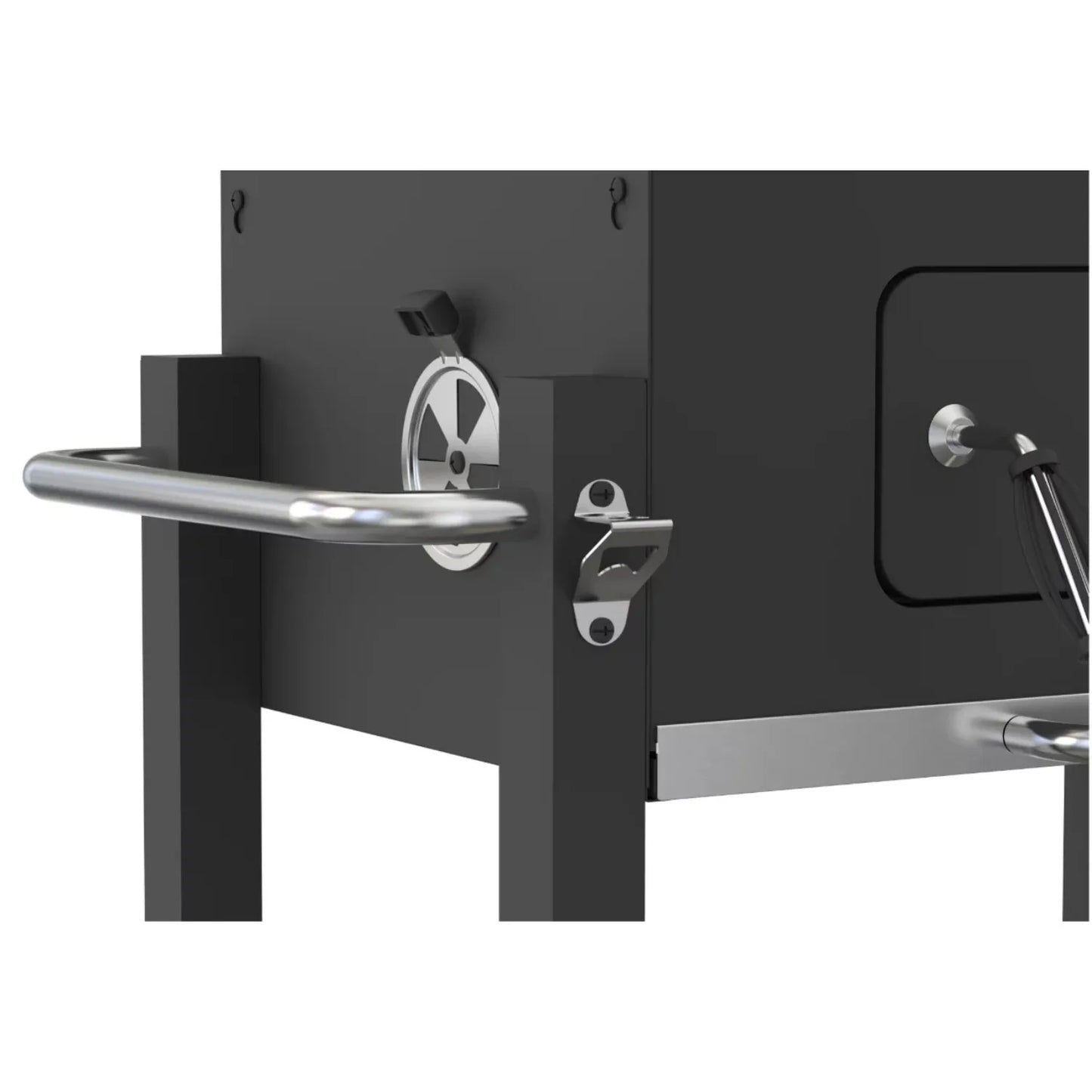 Heavy Duty 24-inch Charcoal Grill, Black