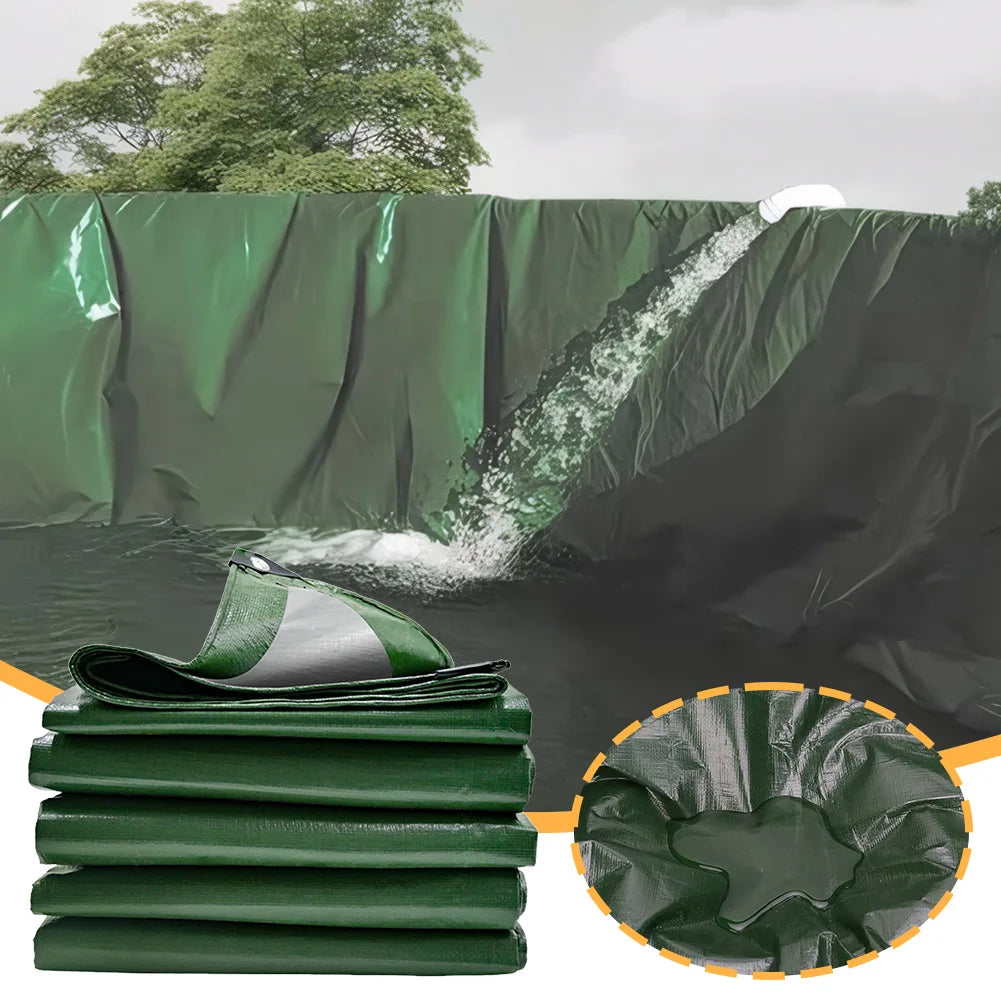 Large Tarpaulin Waterproof Heavy Duty Tarp Rain Cover Reinforced Multipurpose Outdoor Garden Awning Canopy Sunshelter UV Protect