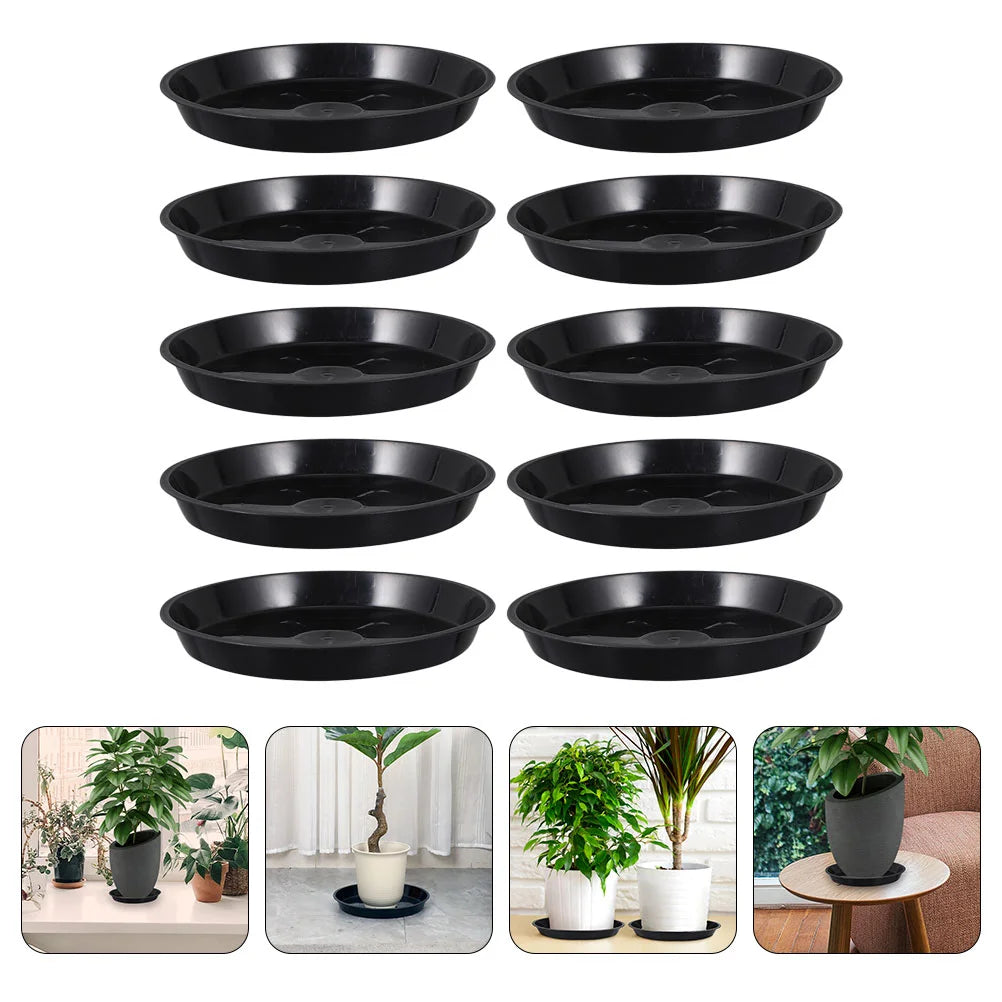 Plastic Flowerpot Bases Waterproof Plant Saucers Excess Water Collector Potted Plant Trays Gardening Trays Plant Pot Plates