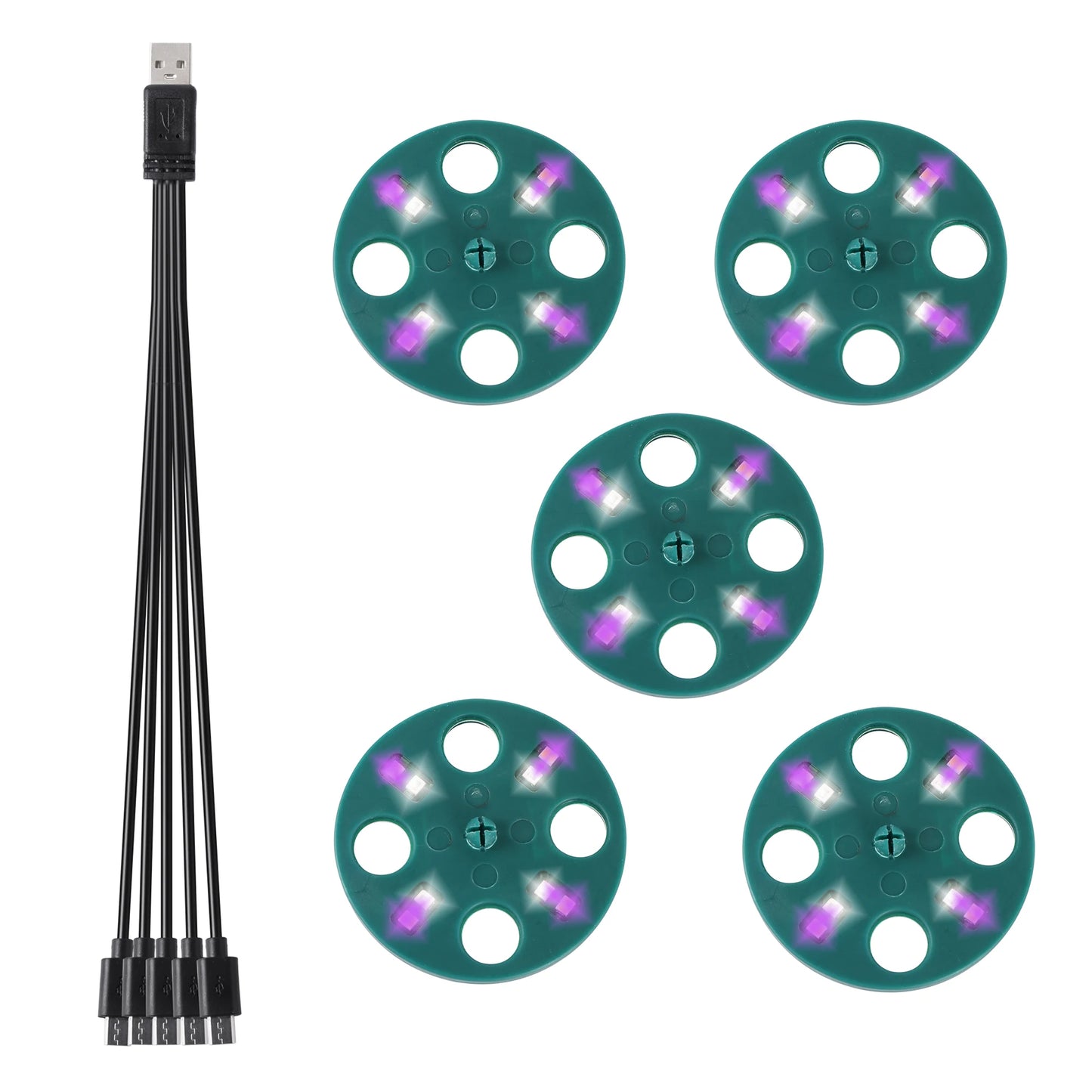 5 Sets Plastic Nursery Pot 13 Holes Seed Grow Planter Box Greenhouse Seeding Garden Seed Pot Tray plant Seedling Tray With Lids