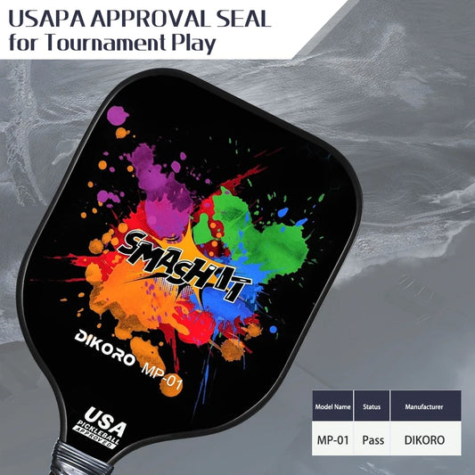 DIKORO Pickleball Paddle Set - USAPA Compliant & Lightweight (Graphite Fiberglass Face + 4 Balls) | AlluCanFind