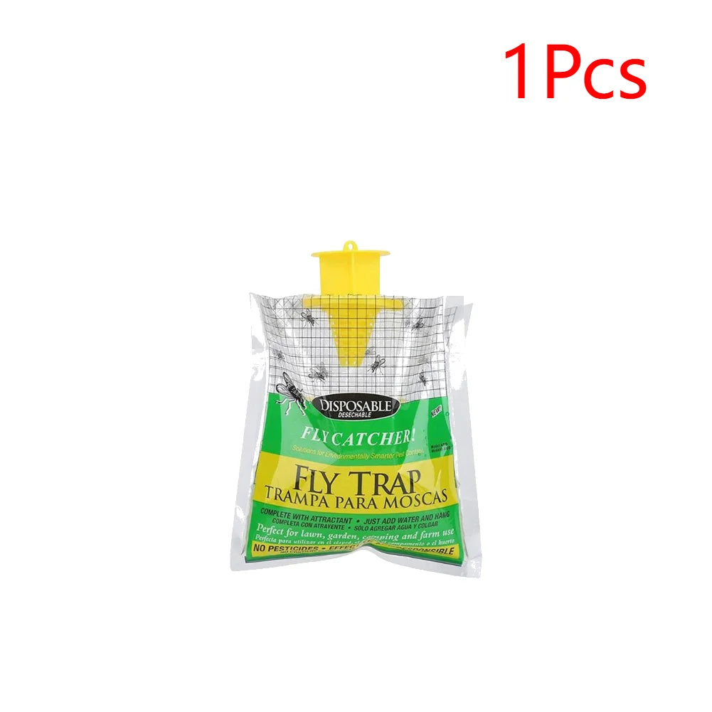 1-20Pcs Hanging Outdoor Fly Trap Disposable Insect Bug Attract Fly Catcher Bag Mosquito Trap Catcher Wasp Fly Killer Flie Trap