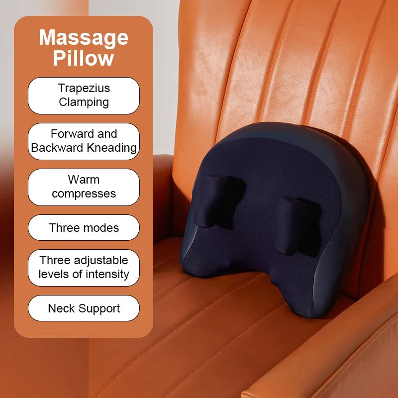 JAIYORL Trapezius Electric Massage Pillow Wireless Car And Home Massag