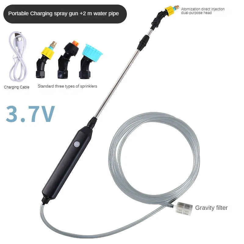 Electric Sprayer Gun Garden Automatic Atomization USB Plant Sprayer Bottle High Pressure Sprinkler Watering Garden Irrigation