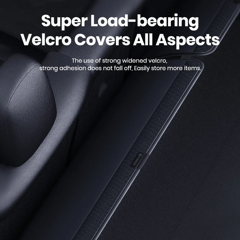 YZ For Tesla 2021-2025 Model Y Juniper Trunk Box Storage Bag Car Accessories Leather Trunk multifunction Backseat Storage