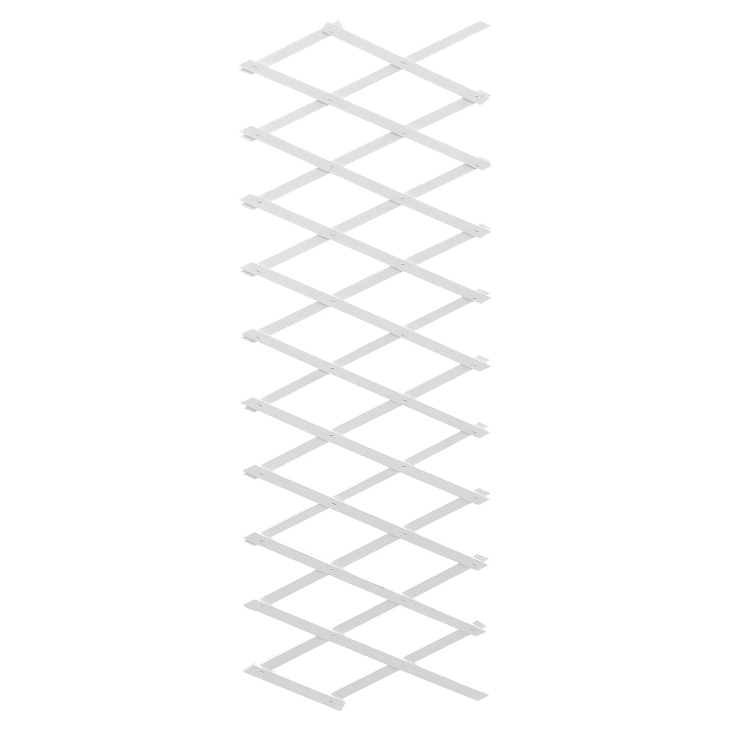 1pc Premium Natural Wood Anti Corrosion Expandable Garden Fence Decorative Wooden Yard Border Plant Climbing Support